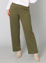 Wijde broek Nadeche in khaki