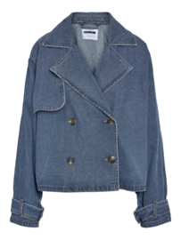 Korte denim trenchcoat Arizona