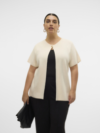 Dun gebreide top/vest Gold
