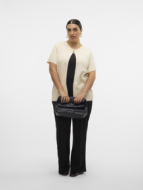 Dun gebreide top/vest Gold