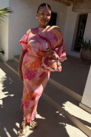 Pink ~Abstract Tilly dress NFD