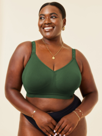 Sugar Candy Basic Bra Green