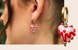Single Earring Loving Heart