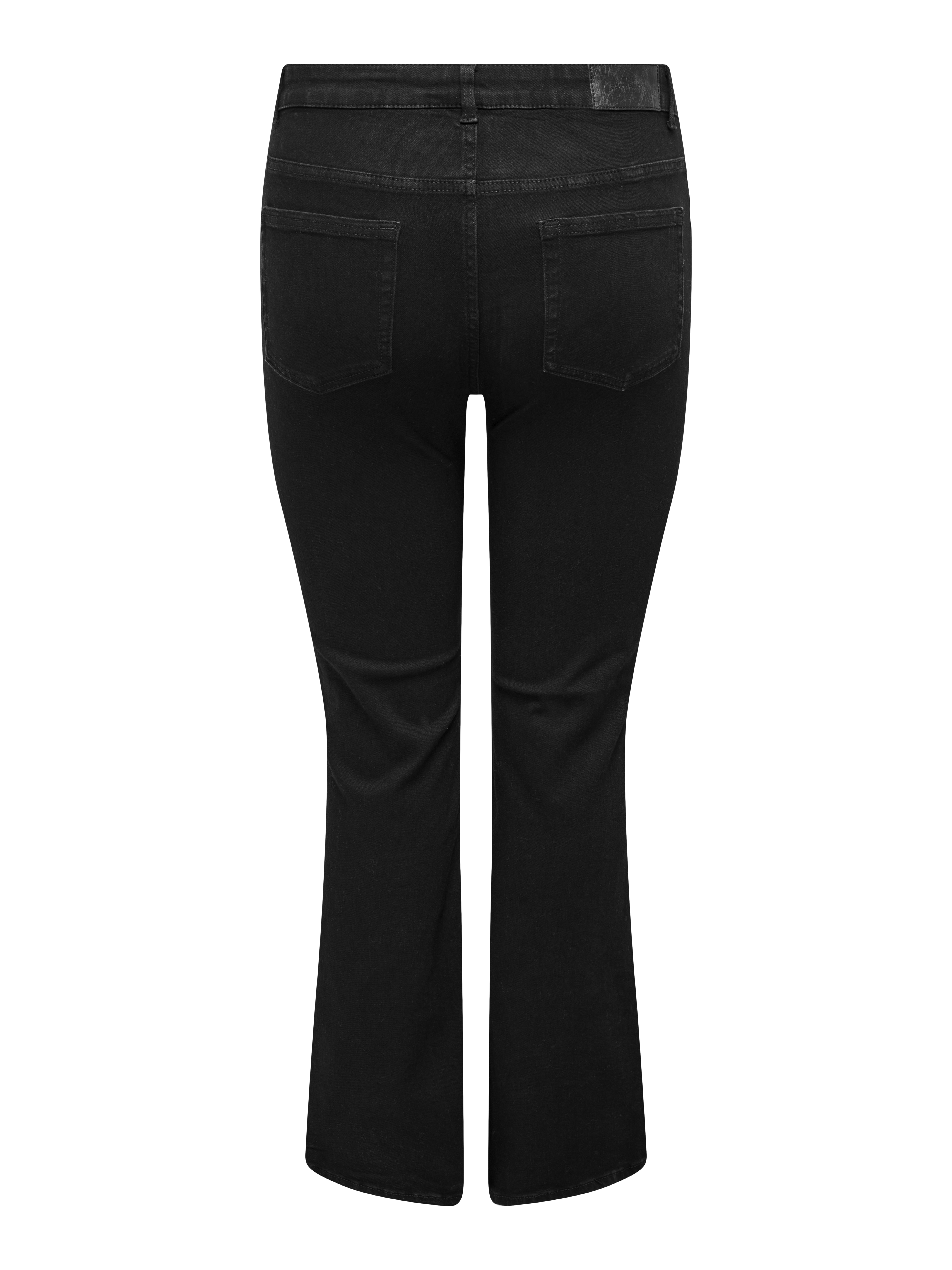 Willy flared jeans in zwart
