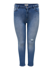 Only Iconic destroyed jeans in light blue