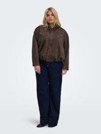Faux suède bomberjack Moon-Stina