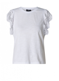 Shirt met kanten mouw Umara