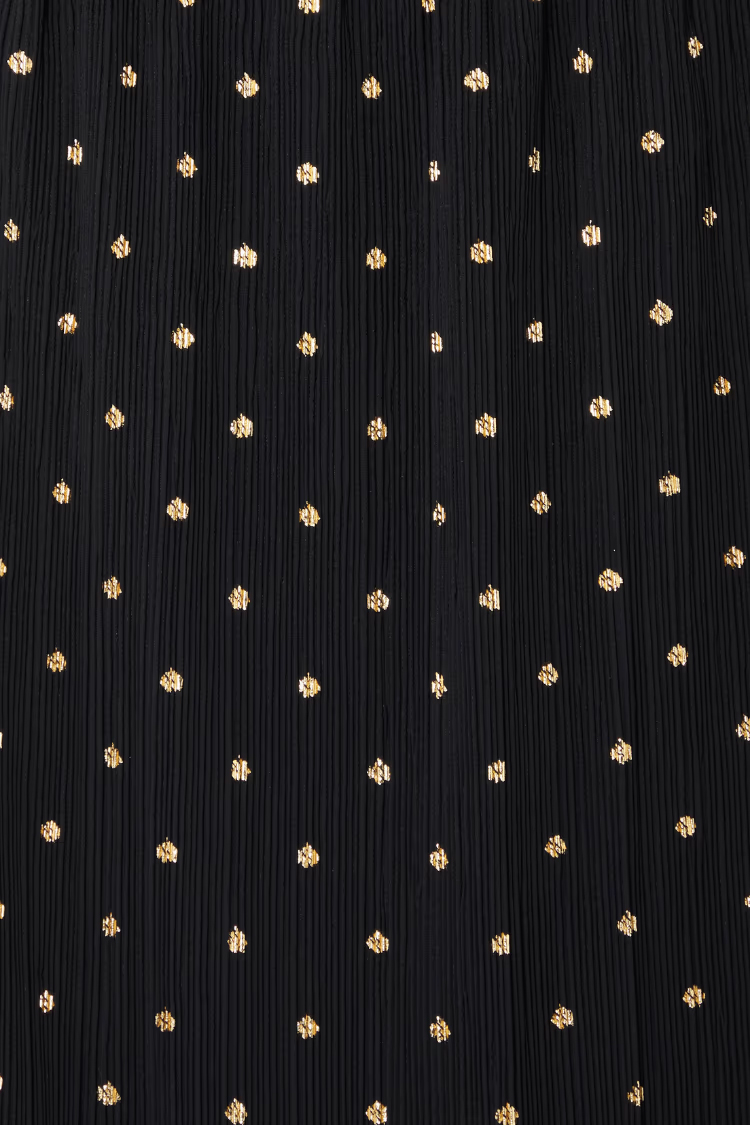 Black Tilly Plisse dress NFD