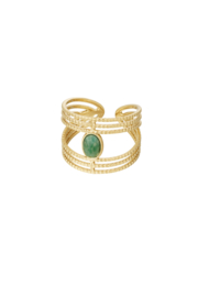 Stone statement ring