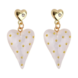 Harten oorbellen Love Studs