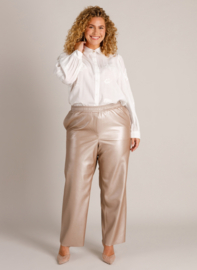Vegan leather broek Zana
