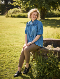 ZOEY Denim blouse Vera