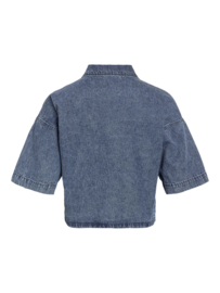 Cropped denim top Enza