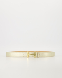 Leren riem met H sluiting big