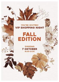 VIP Shopping Night Fall edition! 🐿️🦔🍄🍁🍂
