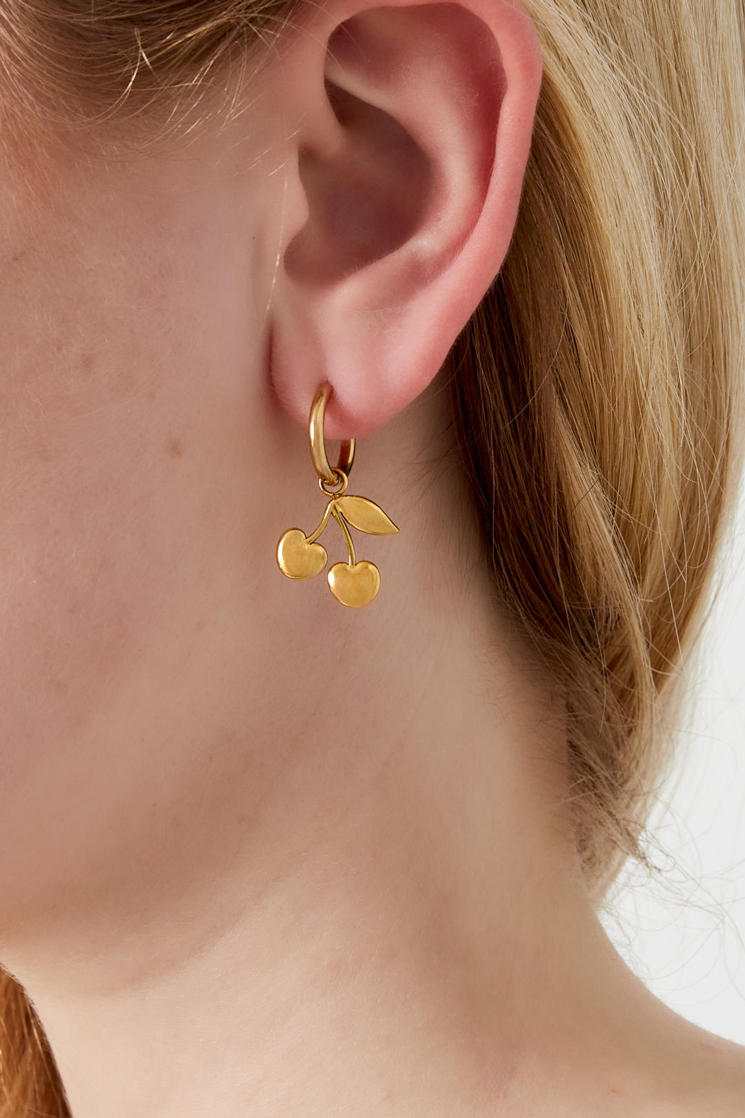 Oorbel Cherry gold