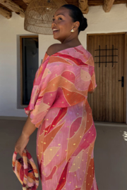 Pink ~Abstract Tilly dress NFD