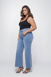 Fox Factor Dixi Ruby Blue 32" + 34" - Wide leg jeans