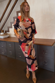 Chocolate Tilly Plisse dress NFD