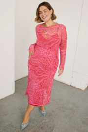 Valentine Animal Mesh dress NFD