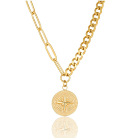 Gouden ketting met ster hanger