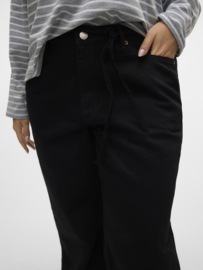 High waist jeans Tessa in zwart