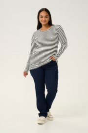 Gestreepte longsleeve Lia