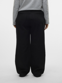 High waist jeans Tessa in zwart