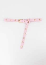 Leren riem met nestelgaten