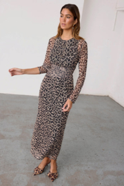 Leopard mesh Mia dress NFD