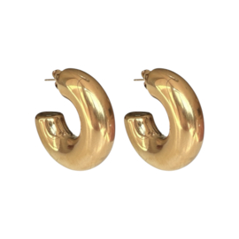 Earrings Chunky Gold