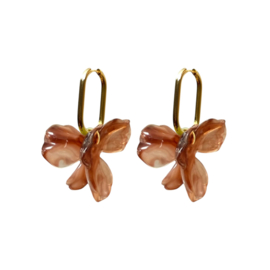 Earrings Dazzling Brown