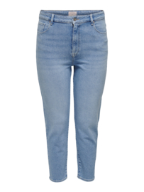Straight ankle jeans Emily in lichtblauw