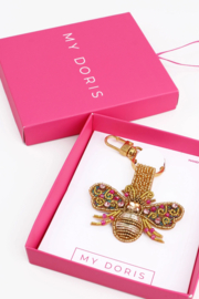 Bag charm / Key ring Bee Happy