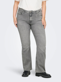 Willy light grey flared jeans 32" en 34"