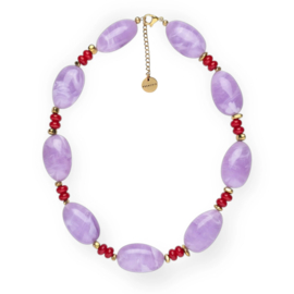 Necklace Lavender Bold