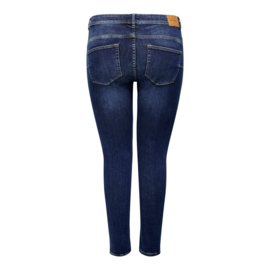 High waist skinny jeans Maya Dark blue denim