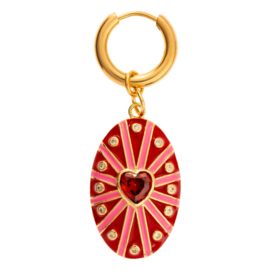 Enchanted Charm Earring Red