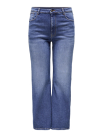Juicy wide leg jeans in medium blue