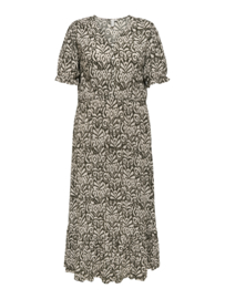 Maxi jurk Chianti green flower