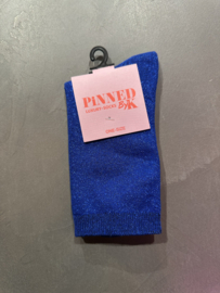 Socks Basic Glitter - Blue