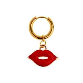 French Kiss Earring Red