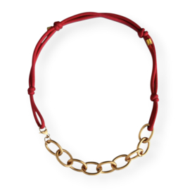 Necklace Chunky Red