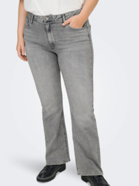 Willy light grey flared jeans 32" en 34"