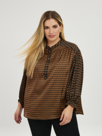 Blouse Graphic Caramel