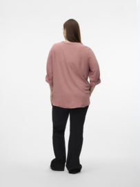 Mid rise broek Flash Flared in zwart