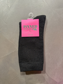 Socks Basic Glitter - Black