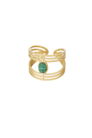 Stone statement ring