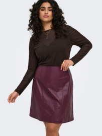 Faux leather rokje Bitten