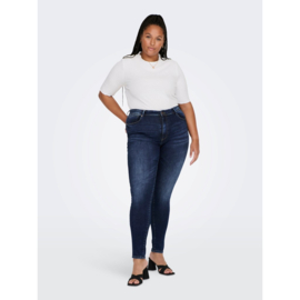 High waist skinny jeans Maya Dark blue denim